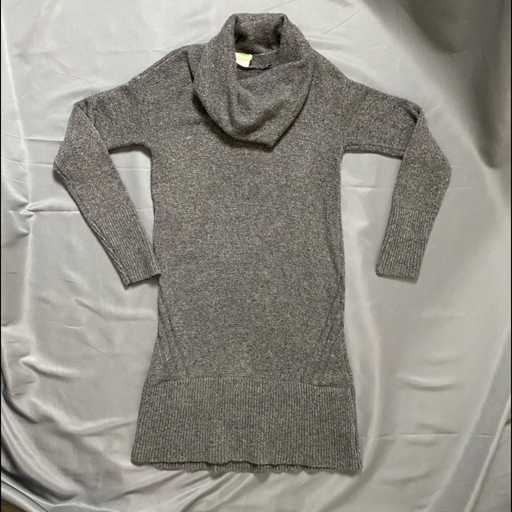 Anthropologie XS Cowl Neck Sweater Dress
